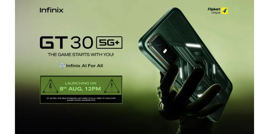 Infinix GT 30 5G+ Set to Launch on August 8 — India Launch Confirmed, Nepal Launch Expected Soon